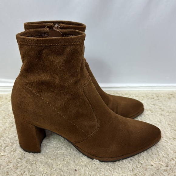 Nine West Ankle Boots Size 8.5‎ Brown Women’s - Picture 4 of 10